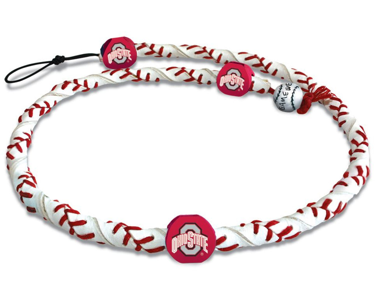 Ohio State Buckeyes Necklace Frozen Rope Classic Baseball CO - Sports Collectibles, Sports Memorabilia, Sports Fan Shop, Sports Gifts