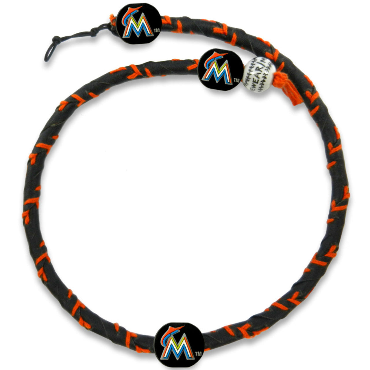 Miami Marlins Necklace Frozen Rope Team Color Baseball CO - Sports Collectibles, Sports Memorabilia, Sports Fan Shop, Sports Gifts
