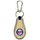 Minnesota Twins Keychain Classic Baseball Pinstripe Cream Leather Navy Thread CO - Sports Collectibles, Sports Memorabilia, Sports Fan Shop, Sports Gifts
