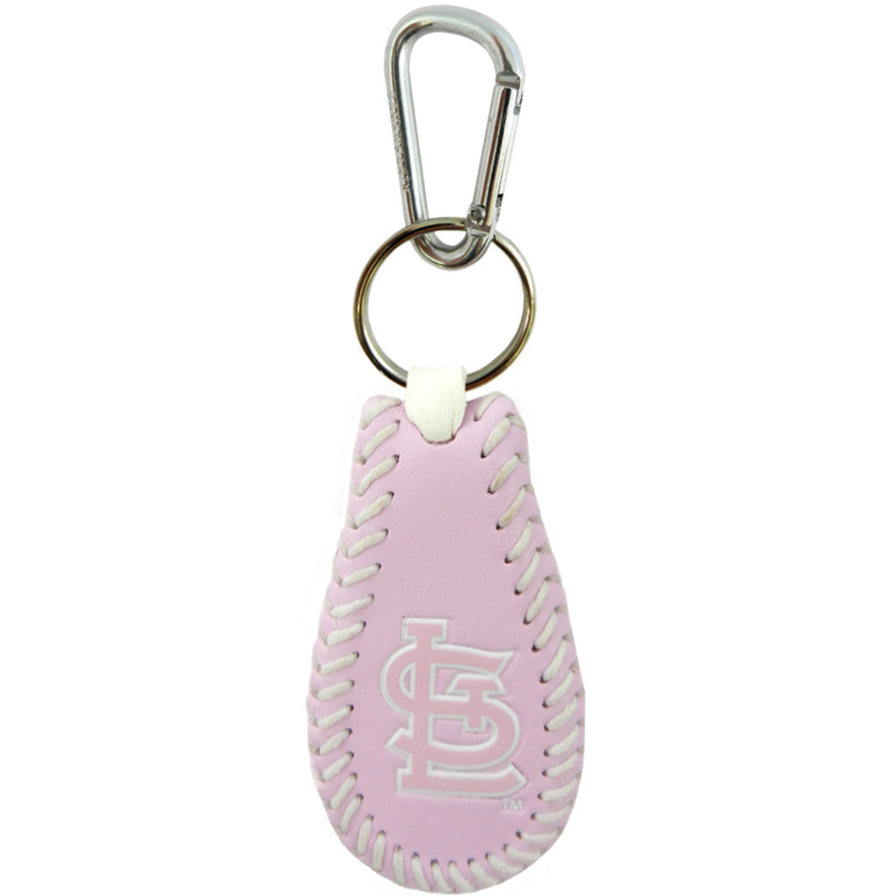 St. Louis Cardinals Keychain Classic Baseball Pink CO - Sports Collectibles, Sports Memorabilia, Sports Fan Shop, Sports Gifts