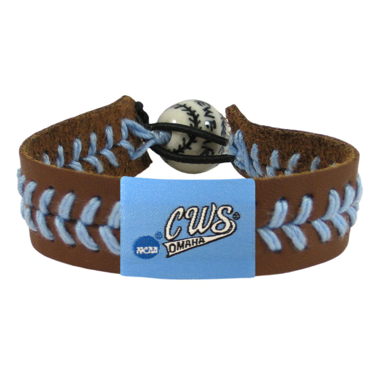 College World Series Bracelet Classic Baseball Logo Brown CO - Sports Collectibles, Sports Memorabilia, Sports Fan Shop, Sports Gifts
