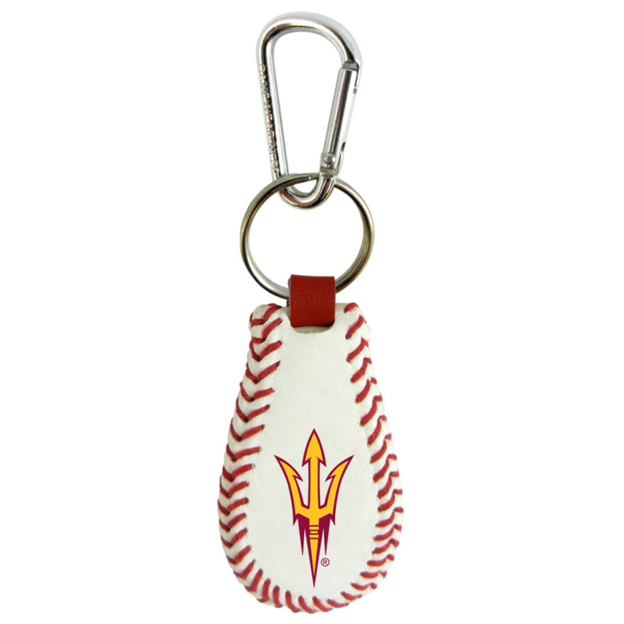 Arizona State Sun Devils Keychain Classic Baseball Pitchfork Logo CO - Sports Collectibles, Sports Memorabilia, Sports Fan Shop, Sports Gifts
