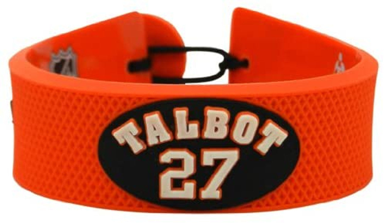 Philadelphia Flyers Bracelet Team Color Jersey Maxime Talbot Design CO - Sports Collectibles, Sports Memorabilia, Sports Fan Shop, Sports Gifts