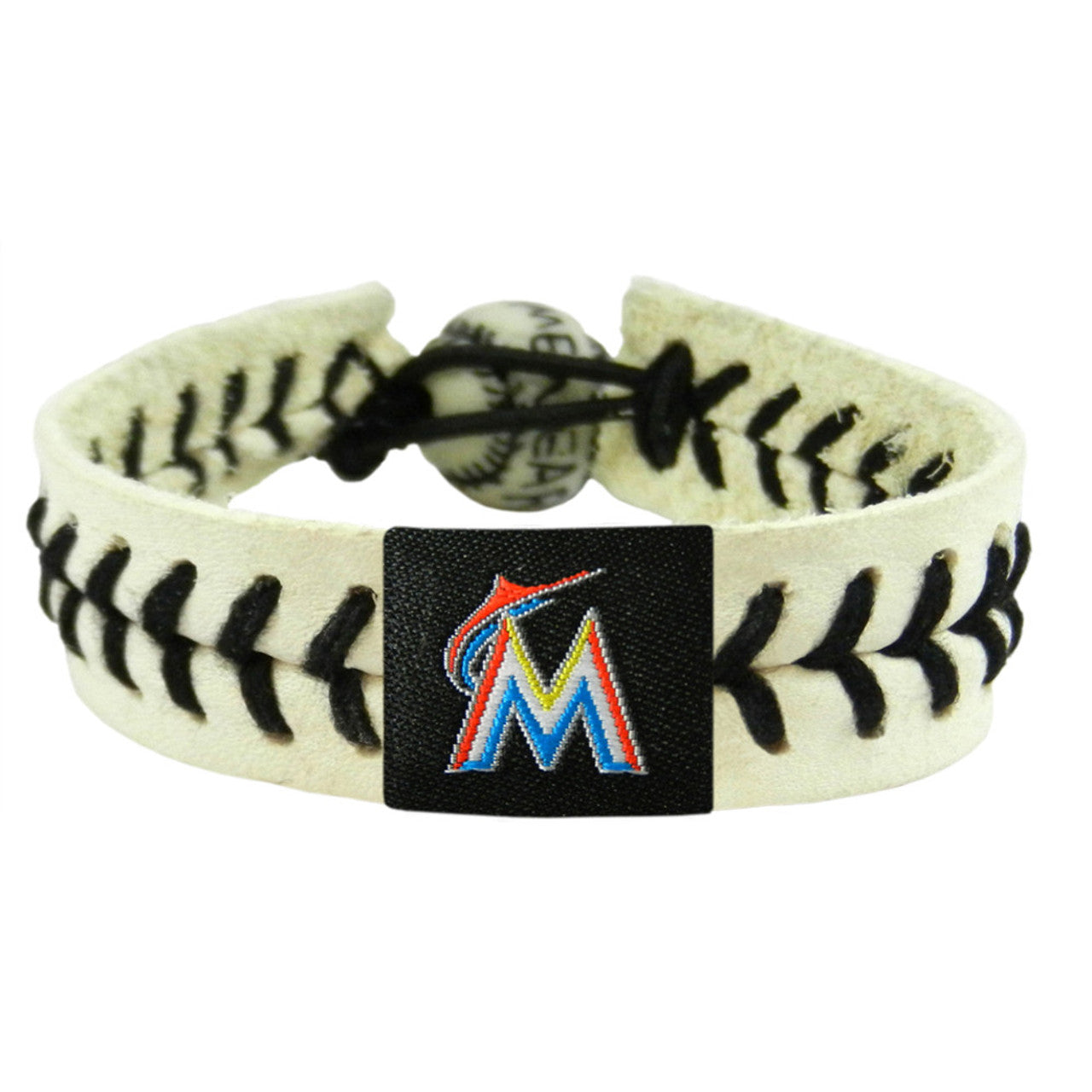 Miami Marlins Bracelet Genuine Baseball CO - Sports Collectibles, Sports Memorabilia, Sports Fan Shop, Sports Gifts