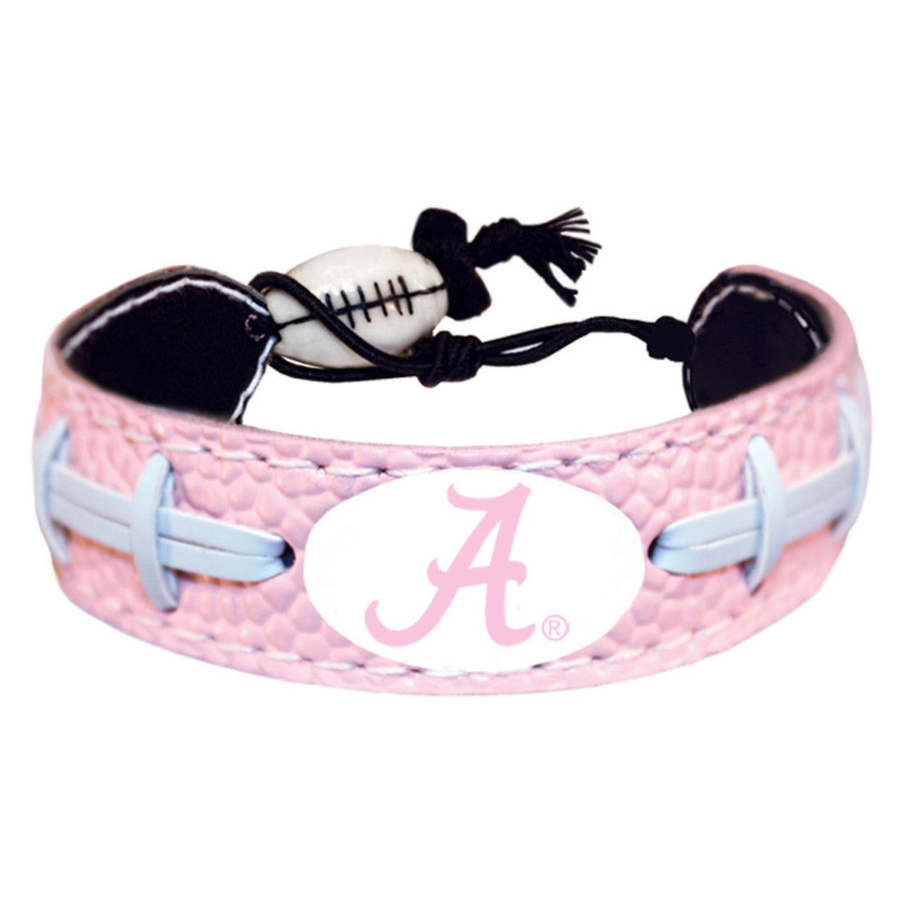Alabama Crimson Tide Bracelet Pink Football A Logo CO - Sports Collectibles, Sports Memorabilia, Sports Fan Shop, Sports Gifts