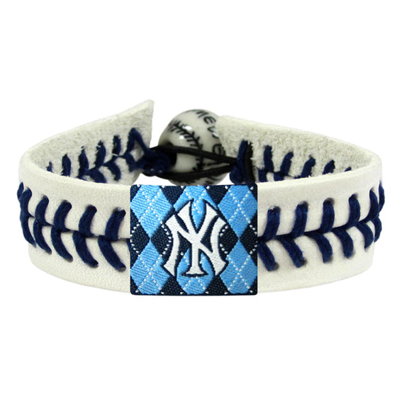New York Yankees Bracelet Genuine Baseball Argyle CO - Sports Collectibles, Sports Memorabilia, Sports Fan Shop, Sports Gifts