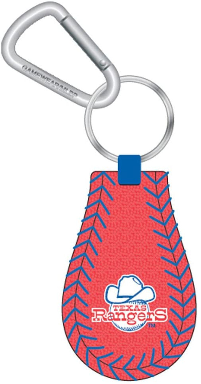 Texas Rangers Keychain Team Color Baseball Retro 1981 Cowboy Hat Logo CO - Sports Collectibles, Sports Memorabilia, Sports Fan Shop, Sports Gifts