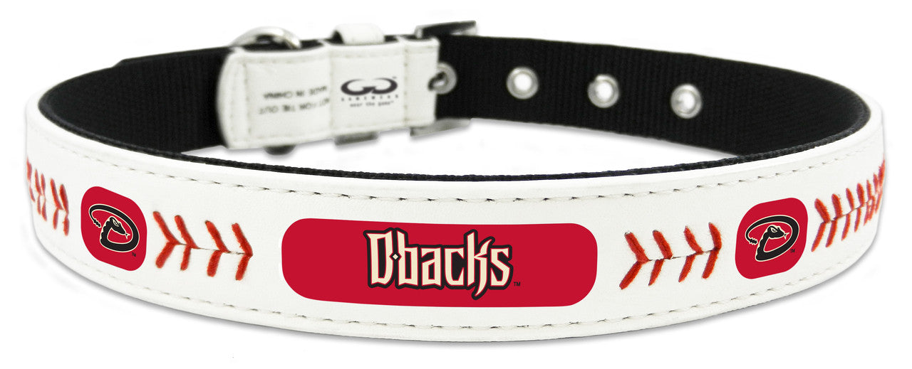 Arizona Diamondbacks Pet Collar Classic Baseball Leather Size Small CO - Sports Collectibles, Sports Memorabilia, Sports Fan Shop, Sports Gifts