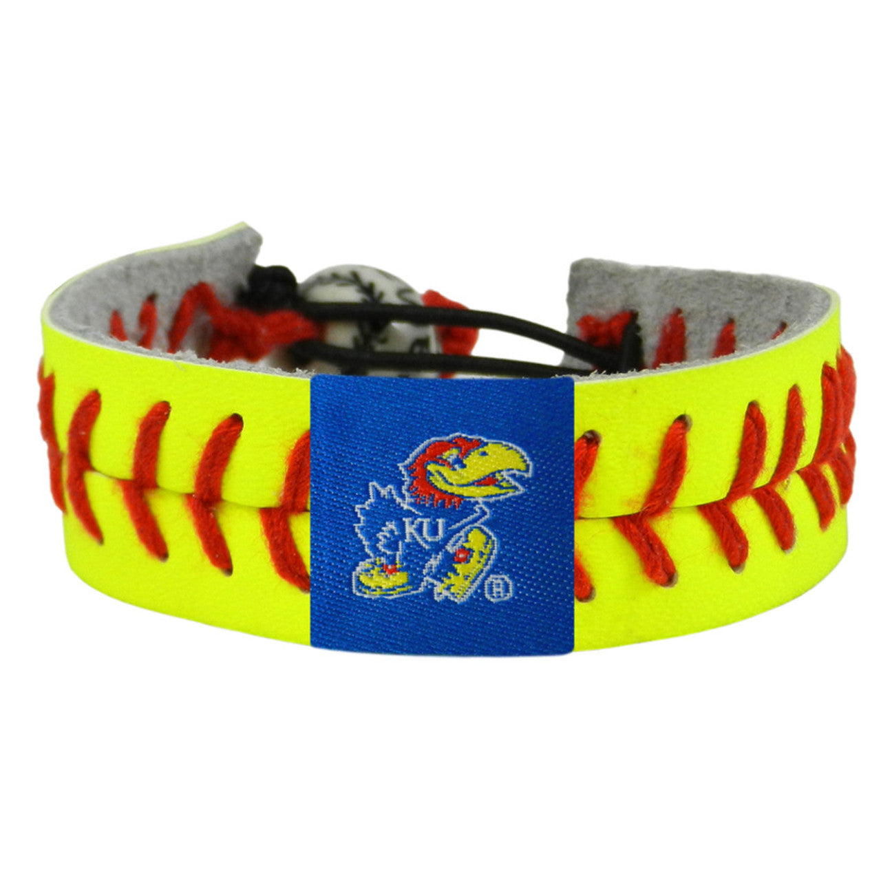 Kansas Jayhawks Bracelet Classic Softball - Sports Collectibles, Sports Memorabilia, Sports Fan Shop, Sports Gifts
