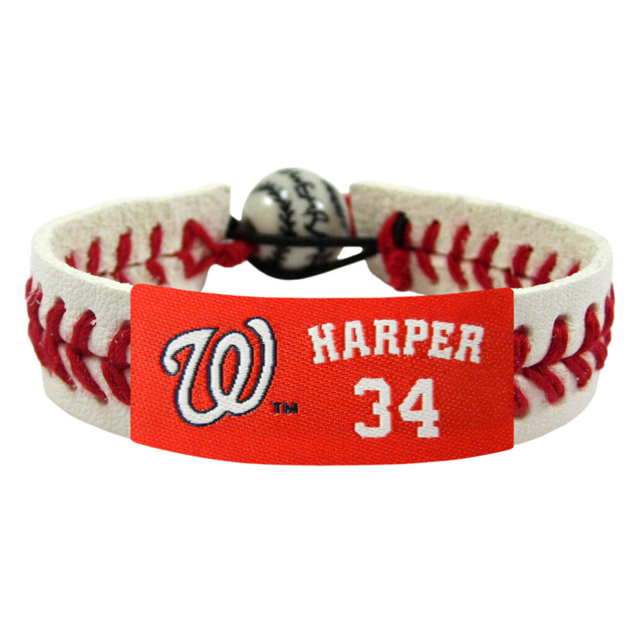 Washington Nationals Bracelet Classic Baseball Bryce Harper CO - Sports Collectibles, Sports Memorabilia, Sports Fan Shop, Sports Gifts