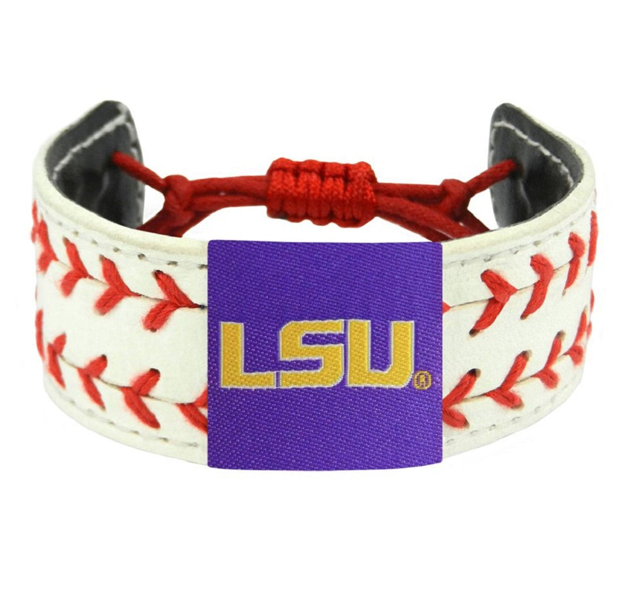 LSU Tigers Bracelet Classic Two Seamer Baseball CO - Sports Collectibles, Sports Memorabilia, Sports Fan Shop, Sports Gifts