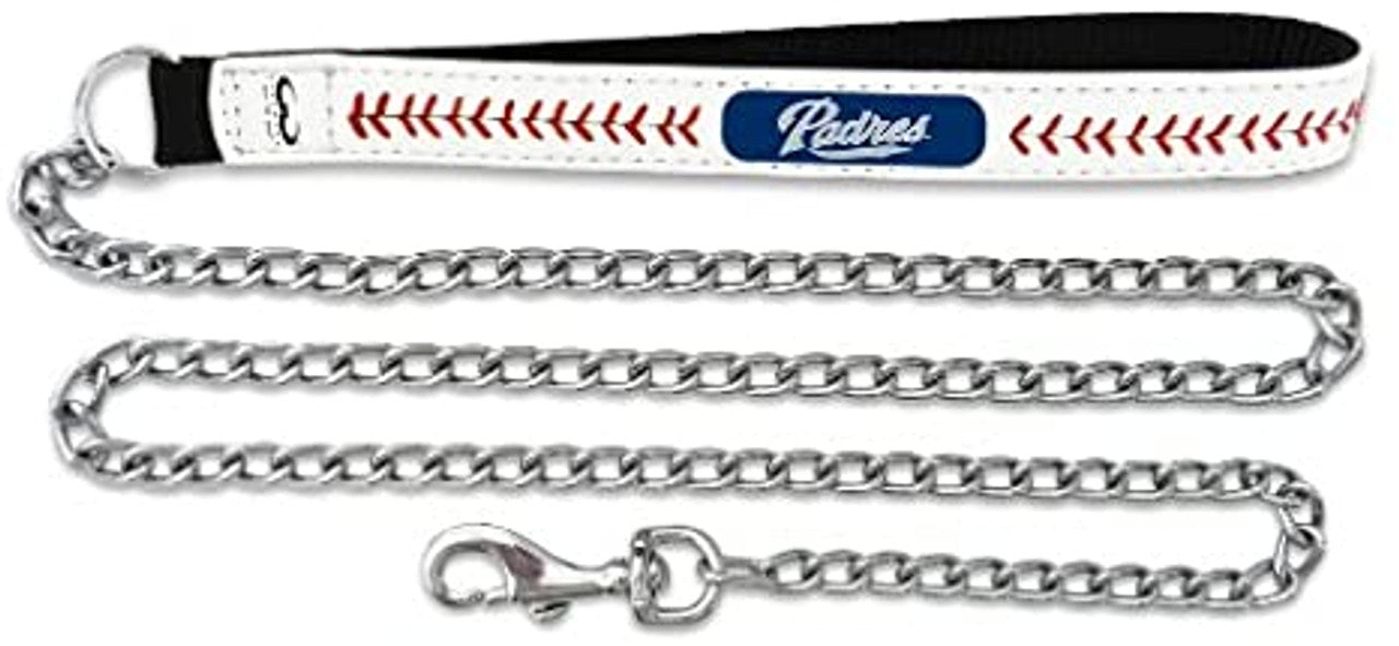 San Diego Padres Pet Leash Baseball Leather Size Medium CO - Sports Collectibles, Sports Memorabilia, Sports Fan Shop, Sports Gifts