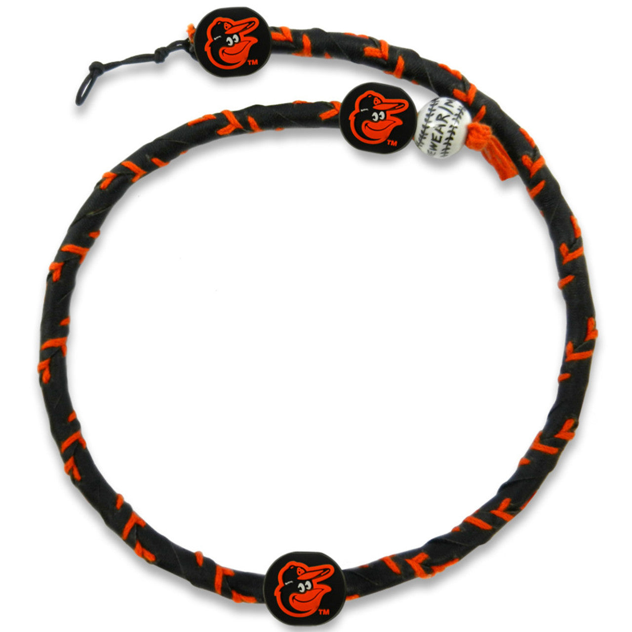 Baltimore Orioles Necklace Frozen Rope Team Color Baseball Cap Logo CO - Sports Collectibles, Sports Memorabilia, Sports Fan Shop, Sports Gifts