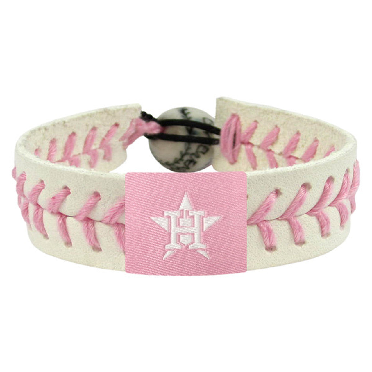 Houston Astros Bracelet Baseball Pink CO - Sports Collectibles, Sports Memorabilia, Sports Fan Shop, Sports Gifts