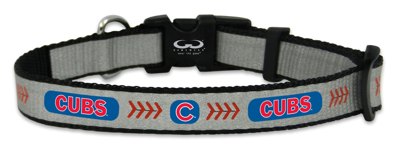 Chicago Cubs Pet Collar Reflective Baseball Size Small CO - Sports Collectibles, Sports Memorabilia, Sports Fan Shop, Sports Gifts