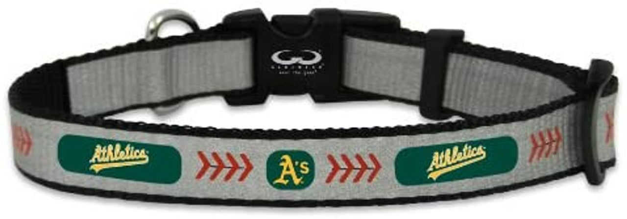 Oakland Athletics Pet Collar Reflective Baseball Size Toy CO - Sports Collectibles, Sports Memorabilia, Sports Fan Shop, Sports Gifts