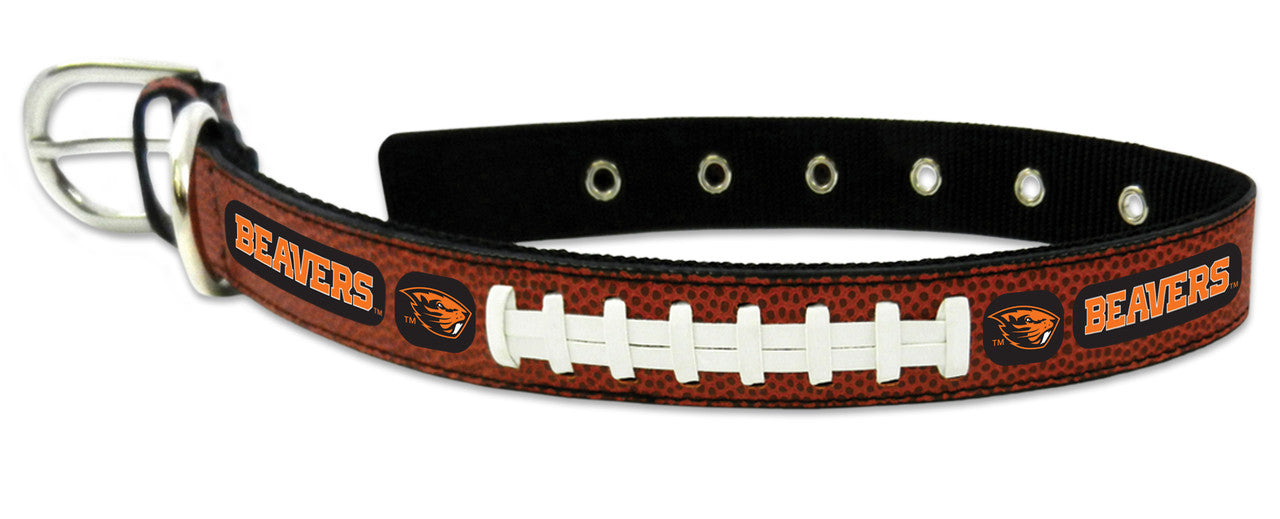 Oregon State Beavers Classic Leather Medium Football Collar - - Sports Collectibles, Sports Memorabilia, Sports Fan Shop, Sports Gifts