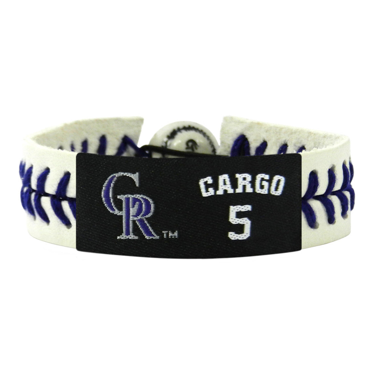 Colorado Rockies Bracelet Genuine Jersey Carlos Gonzalez Design CO - Sports Collectibles, Sports Memorabilia, Sports Fan Shop, Sports Gifts