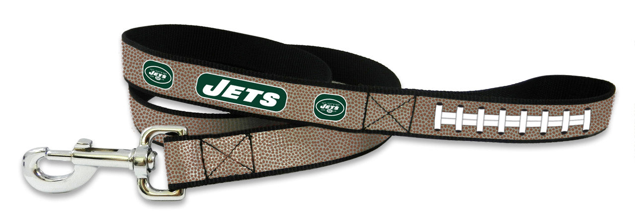 New York Jets Pet Leash Reflective Football Size Large - Sports Collectibles, Sports Memorabilia, Sports Fan Shop, Sports Gifts