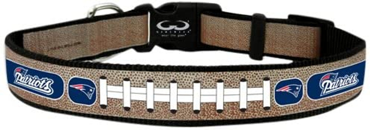 New England Patriots Pet Collar Reflective Football Size Large CO - Sports Collectibles, Sports Memorabilia, Sports Fan Shop, Sports Gifts