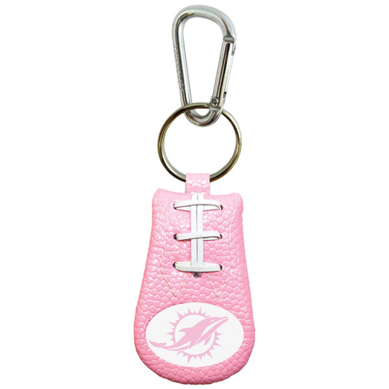 Miami Dolphins Keychain Football Pink - Sports Collectibles, Sports Memorabilia, Sports Fan Shop, Sports Gifts