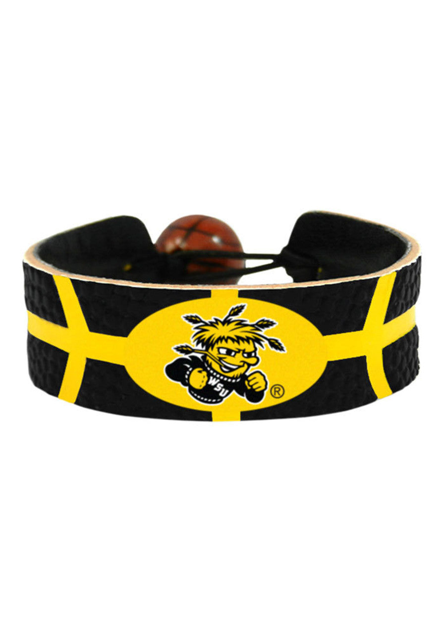 Wichita State Shockers Bracelet Team Color Basketball CO - Sports Collectibles, Sports Memorabilia, Sports Fan Shop, Sports Gifts