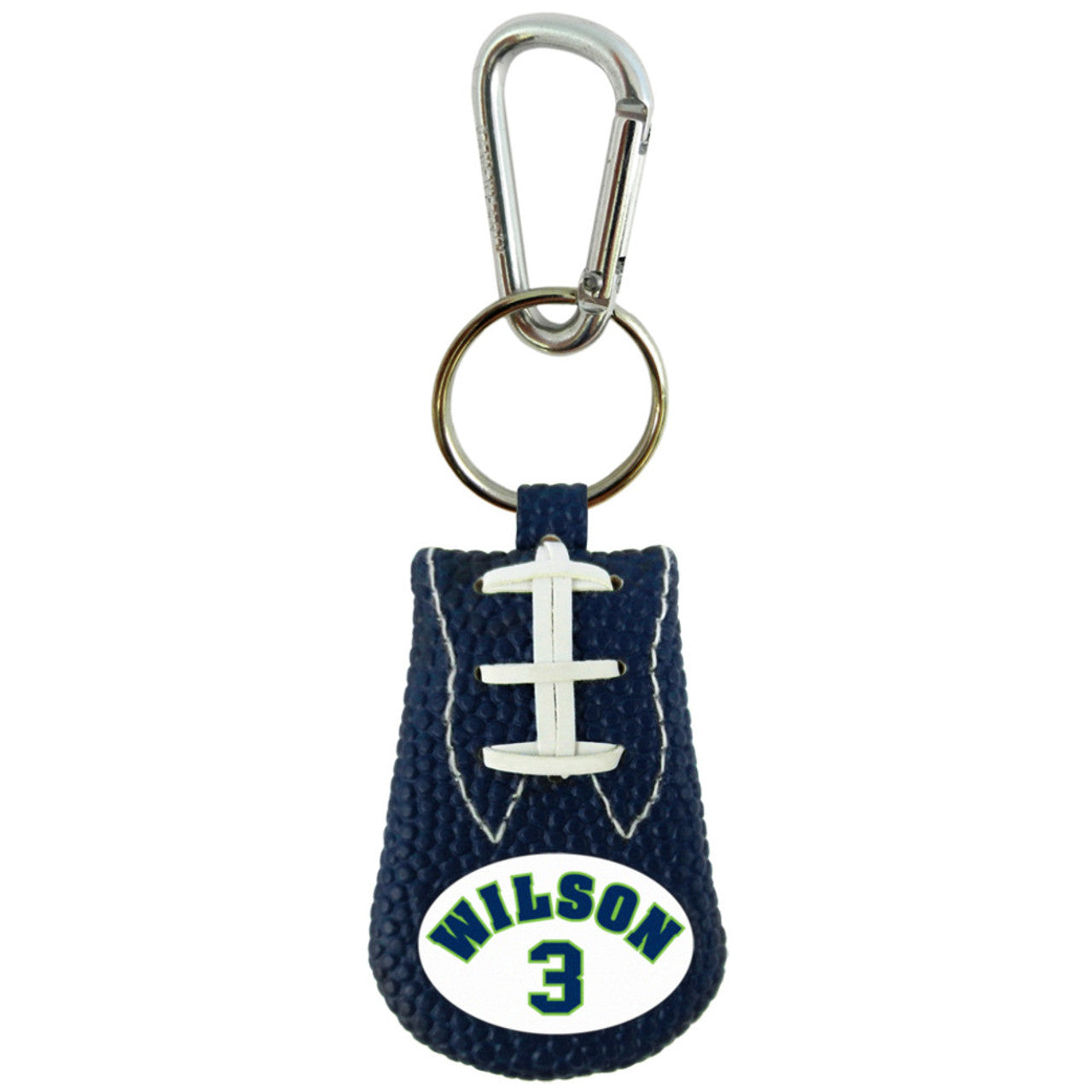 Seattle Seahawks Keychain Team Color Jersey Russell Wilson Design CO - Sports Collectibles, Sports Memorabilia, Sports Fan Shop, Sports Gifts