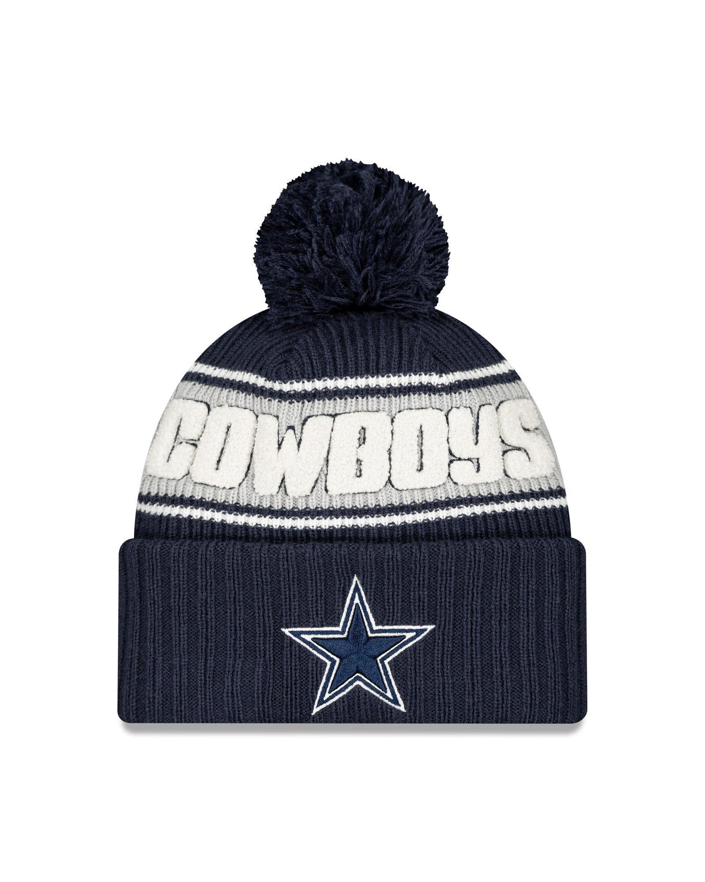 Cowboys Men's New Era 2024 Sideline Sport Knit Hat - Sports Collectibles, Sports Memorabilia, Sports Fan Shop, Sports Gifts