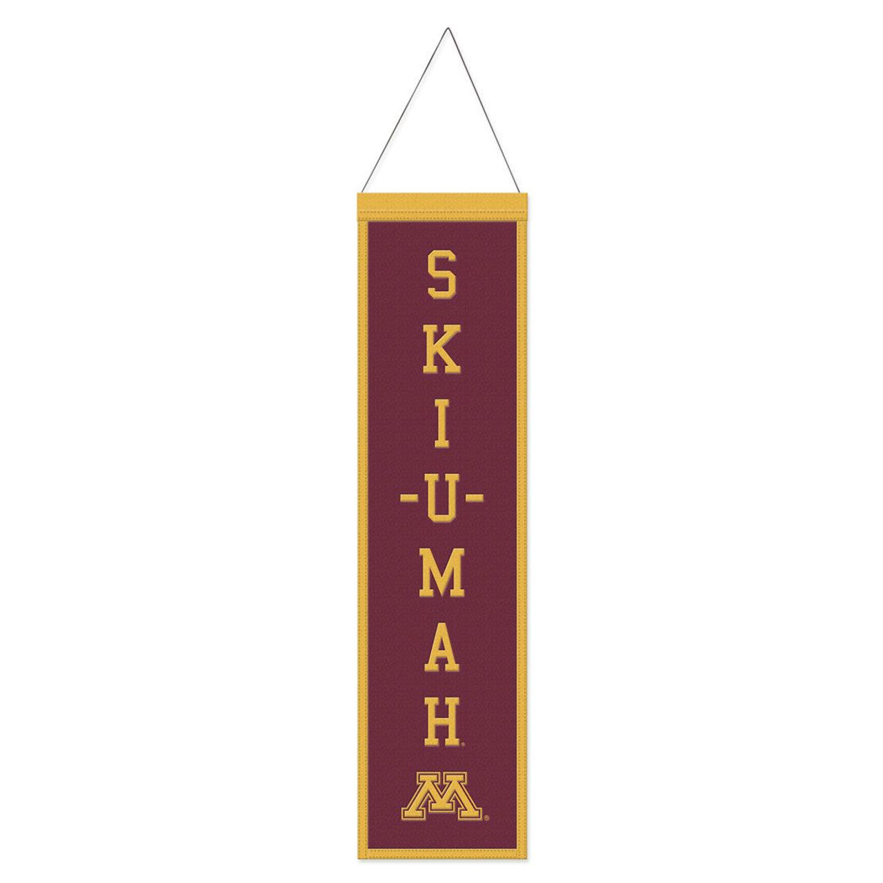 Minnesota Golden Gophers Banner Wool 8x32 Heritage Slogan Design - Special Order - Sports Collectibles, Sports Memorabilia, Sports Fan Shop, Sports Gifts