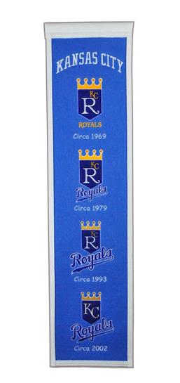 Kansas City Royals MLB Baseball Heritage Banner - Sports Collectibles, Sports Memorabilia, Sports Fan Shop, Sports Gifts
