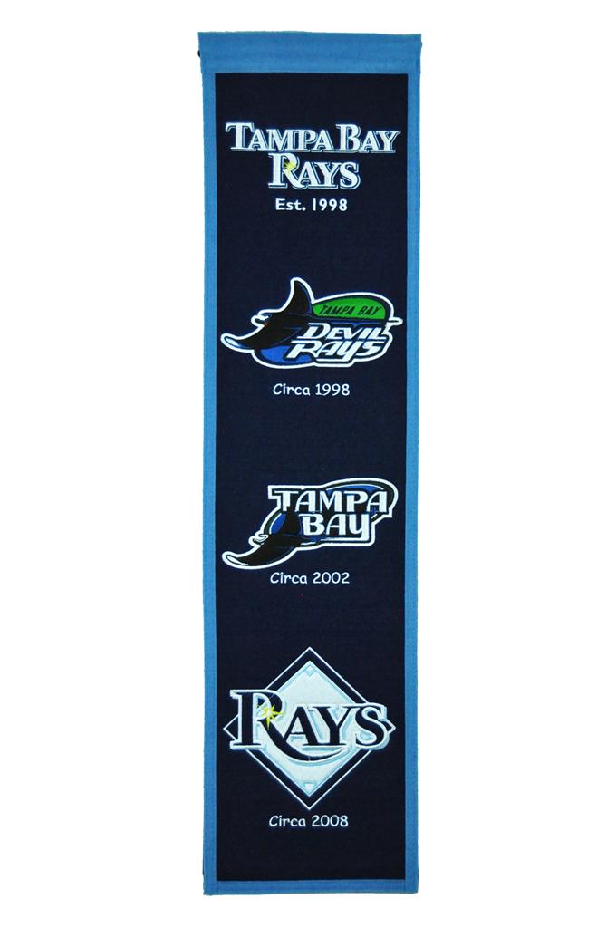 Tampa Bay Rays MLB Baseball Heritage Banner - Sports Collectibles, Sports Memorabilia, Sports Fan Shop, Sports Gifts