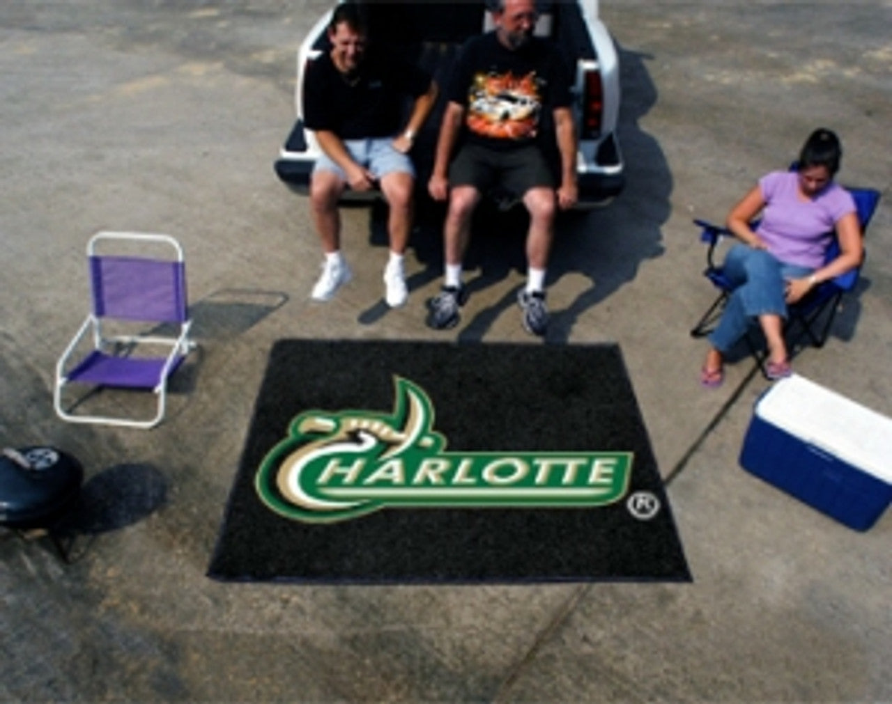 North Carolina Charlotte 49ers Area Rug - Tailgater - Special Order - Sports Collectibles, Sports Memorabilia, Sports Fan Shop, Sports Gifts