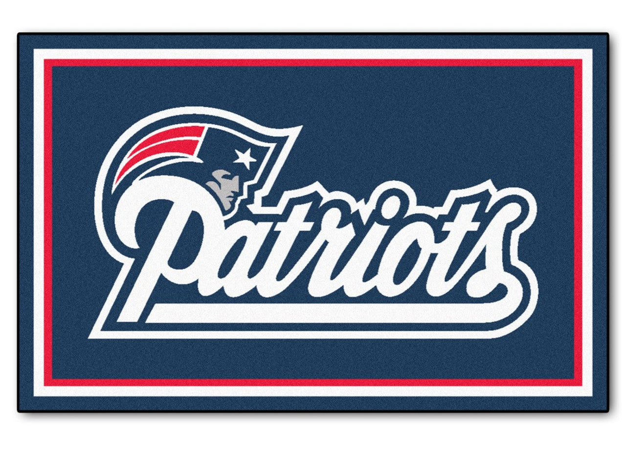 New England Patriots Area Rug - 5'x8' - Special Order - Sports Collectibles, Sports Memorabilia, Sports Fan Shop, Sports Gifts
