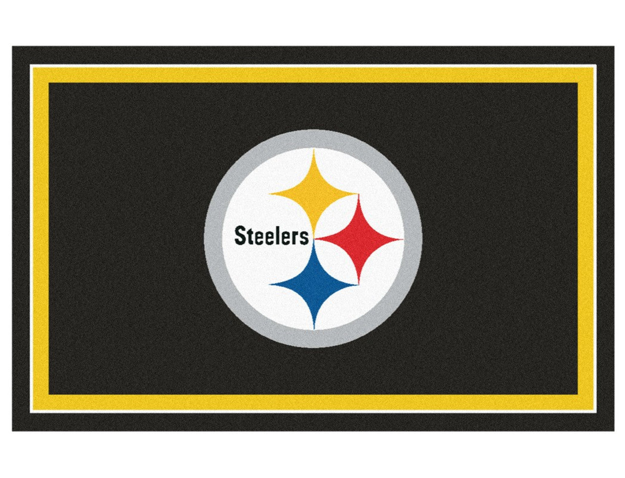 Pittsburgh Steelers Area Rug - 5'x8' - Special Order - Sports Collectibles, Sports Memorabilia, Sports Fan Shop, Sports Gifts