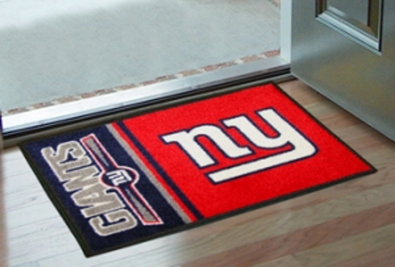 New York Giants Rug - Starter Style, Logo Design - Special Order - Sports Collectibles, Sports Memorabilia, Sports Fan Shop, Sports Gifts