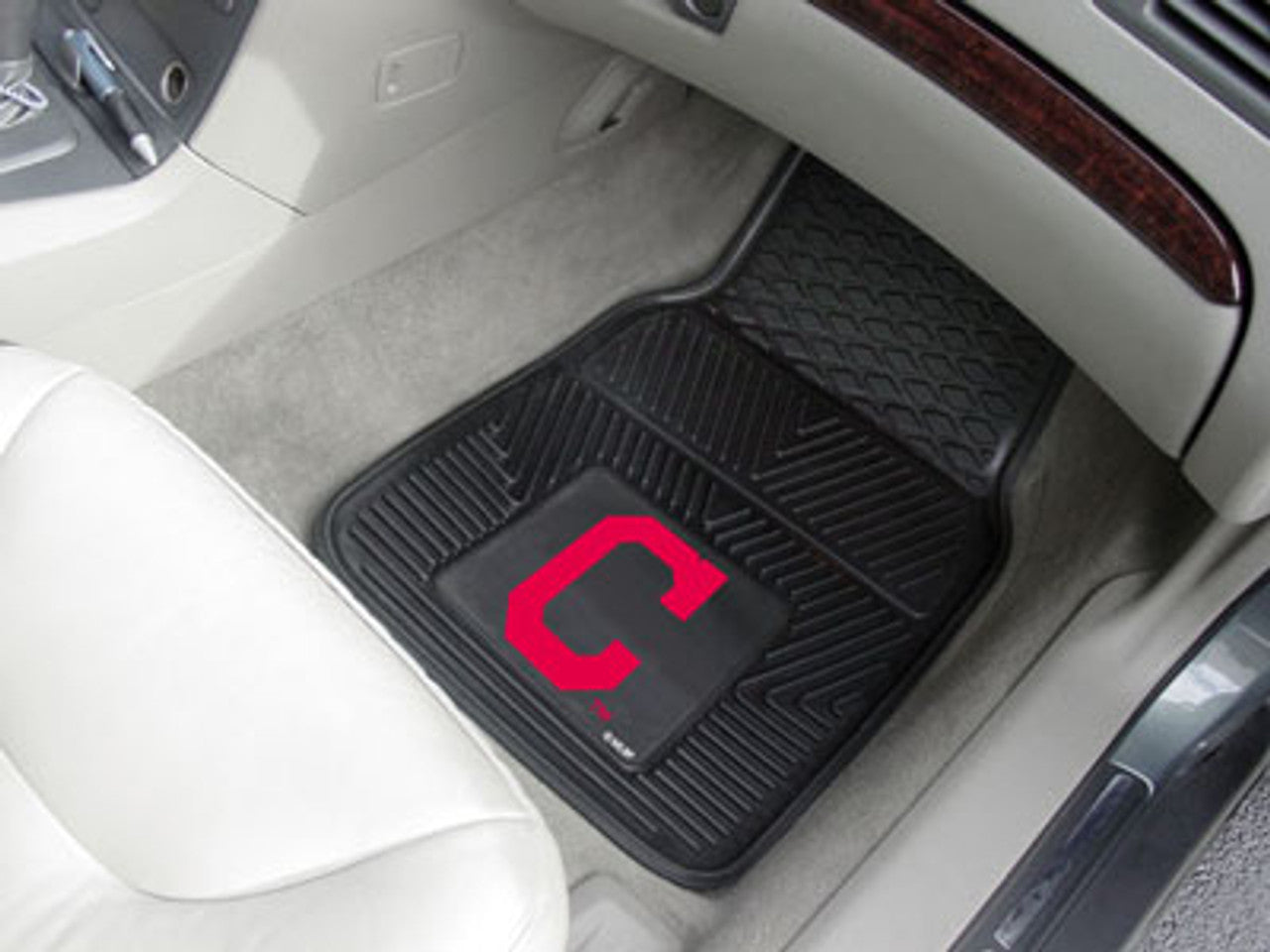 Cleveland Indians Car Mats Heavy Duty 2 Piece Vinyl - Special Order - Sports Collectibles, Sports Memorabilia, Sports Fan Shop, Sports Gifts
