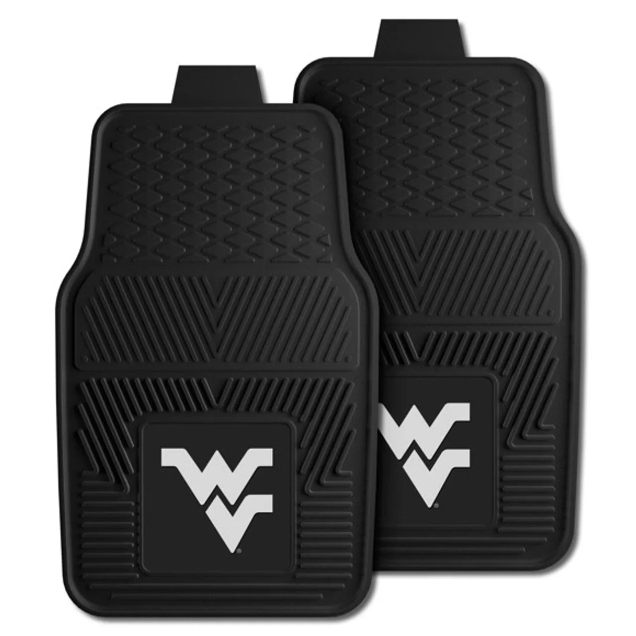 West Virginia Mountaineers Heavy Duty 2-Piece Vinyl Car Mats (CDG) - 757 Sports Collectibles