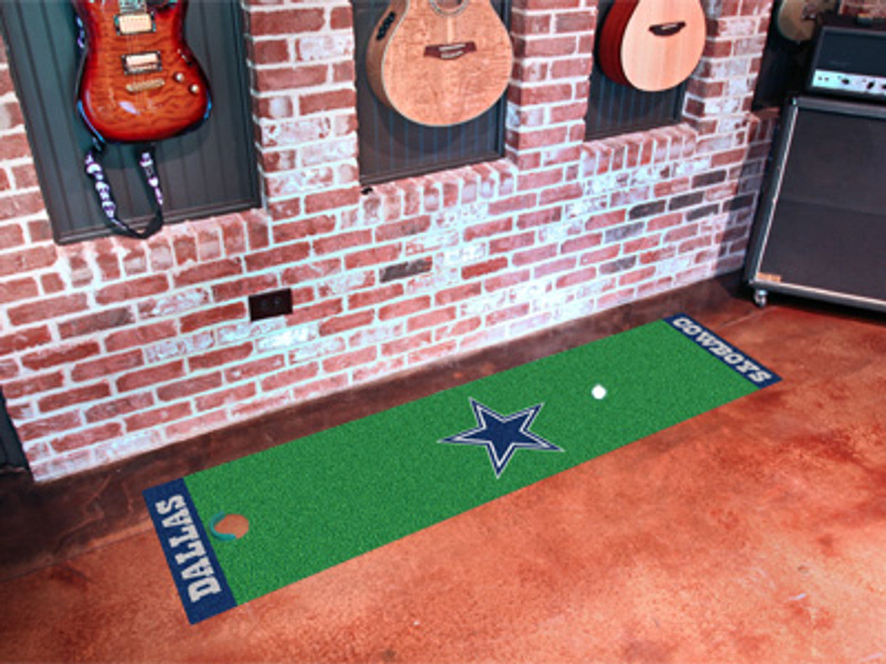 Dallas Cowboys Mat Putting Green - Special Order - Sports Collectibles, Sports Memorabilia, Sports Fan Shop, Sports Gifts