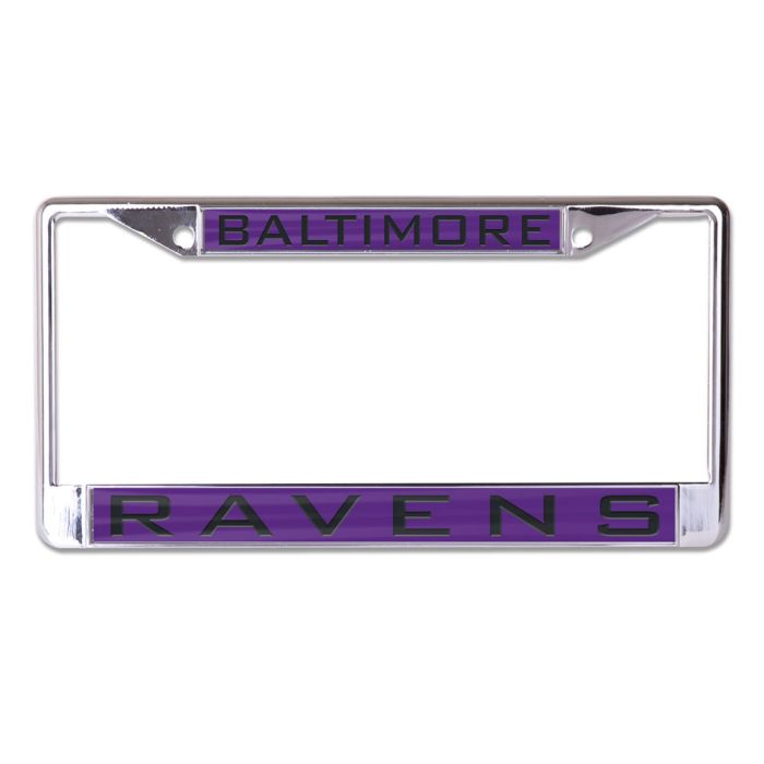 BALTIMORE RAVENS LIC PLT FRAME S/L PRINTED - 757 Sports Collectibles