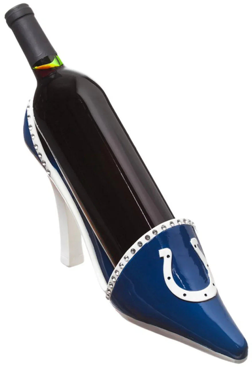 Indianapolis Colts Decorative Wine Bottle Holder - Shoe (CDG) - 757 Sports Collectibles