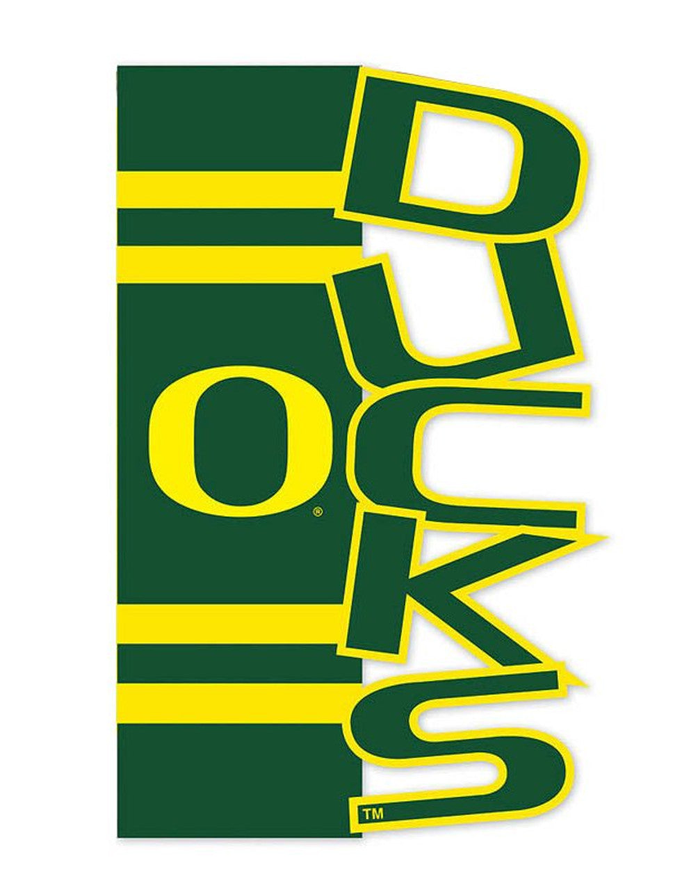 Oregon Ducks Flag Garden Style Applique Sculpted - Sports Collectibles, Sports Memorabilia, Sports Fan Shop, Sports Gifts