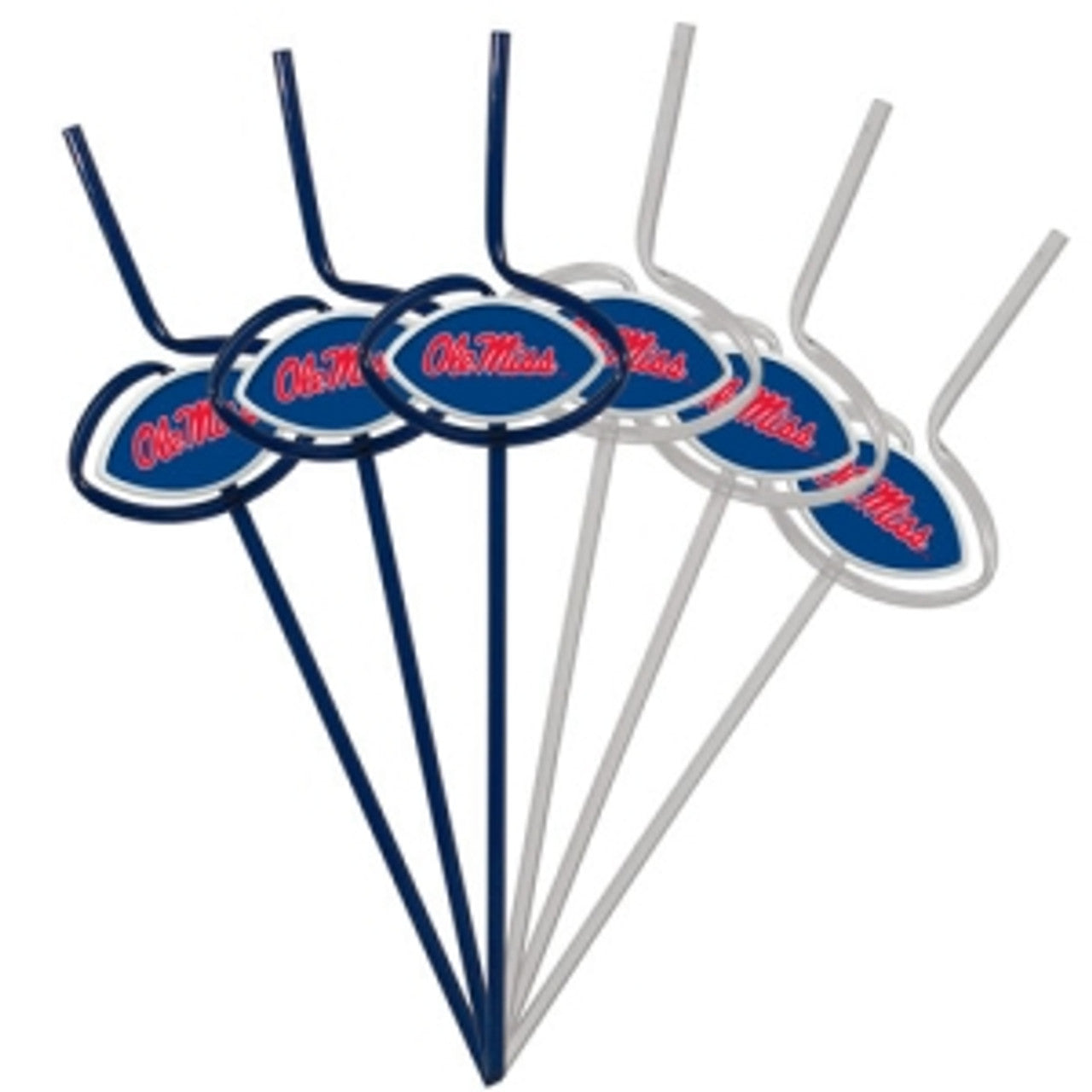 Mississippi Rebels Team Sipper Straws CO - Sports Collectibles, Sports Memorabilia, Sports Fan Shop, Sports Gifts