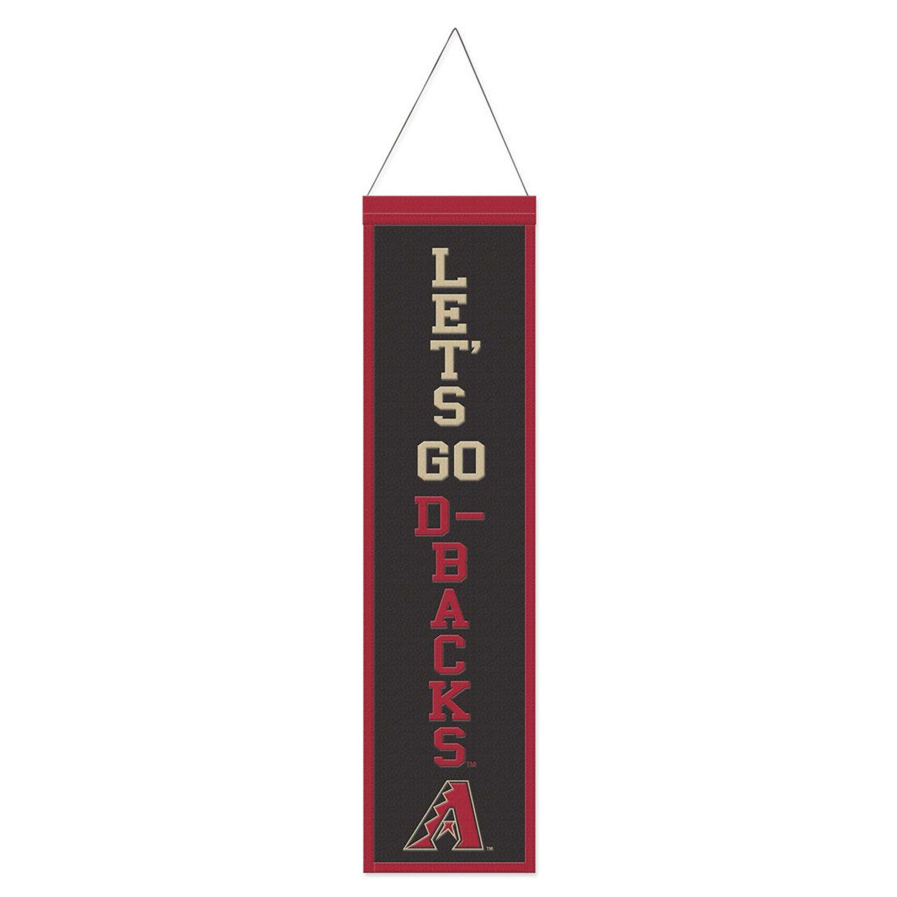 Arizona Diamondbacks Banner Wool 8x32 Heritage Slogan Design - Special Order - Sports Collectibles, Sports Memorabilia, Sports Fan Shop, Sports Gifts