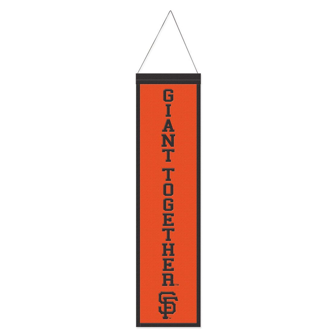 San Francisco Giants Banner Wool 8x32 Heritage Slogan Design - Special Order - Sports Collectibles, Sports Memorabilia, Sports Fan Shop, Sports Gifts