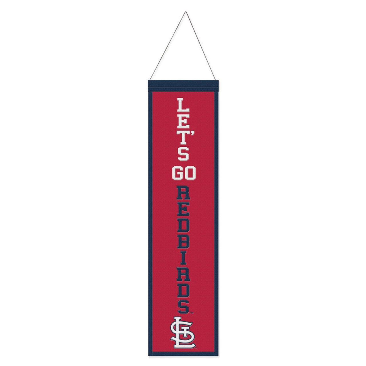 St. Louis Cardinals Banner Wool 8x32 Heritage Slogan Design - Special Order - Sports Collectibles, Sports Memorabilia, Sports Fan Shop, Sports Gifts