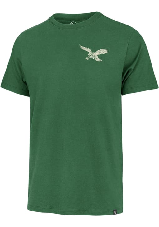 47 PHILADELPHIA EAGLES KELLY GREEN HISTORIC SHORT SLEEVE FASHION T SHIRT - Sports Collectibles, Sports Memorabilia, Sports Fan Shop, Sports Gifts