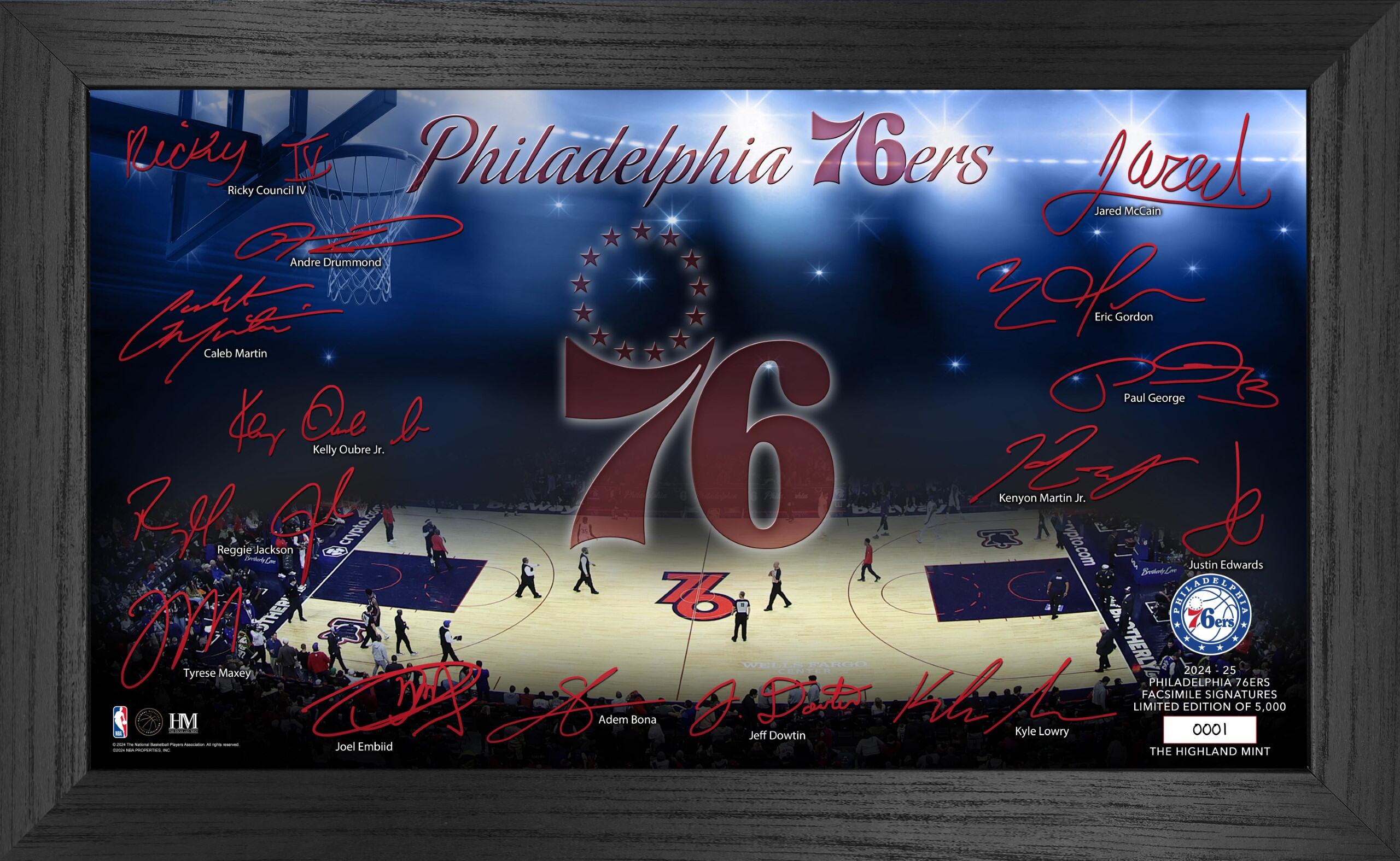 Philadelphia 76ers 2024-25 Signature Court - Sports Collectibles, Sports Memorabilia, Sports Fan Shop, Sports Gifts