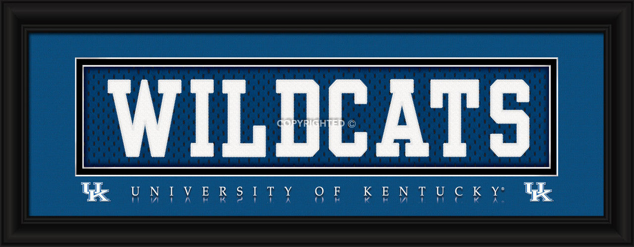 Kentucky Wildcats Print Slogan Style Stitched Uniform Wildcats - Sports Collectibles, Sports Memorabilia, Sports Fan Shop, Sports Gifts