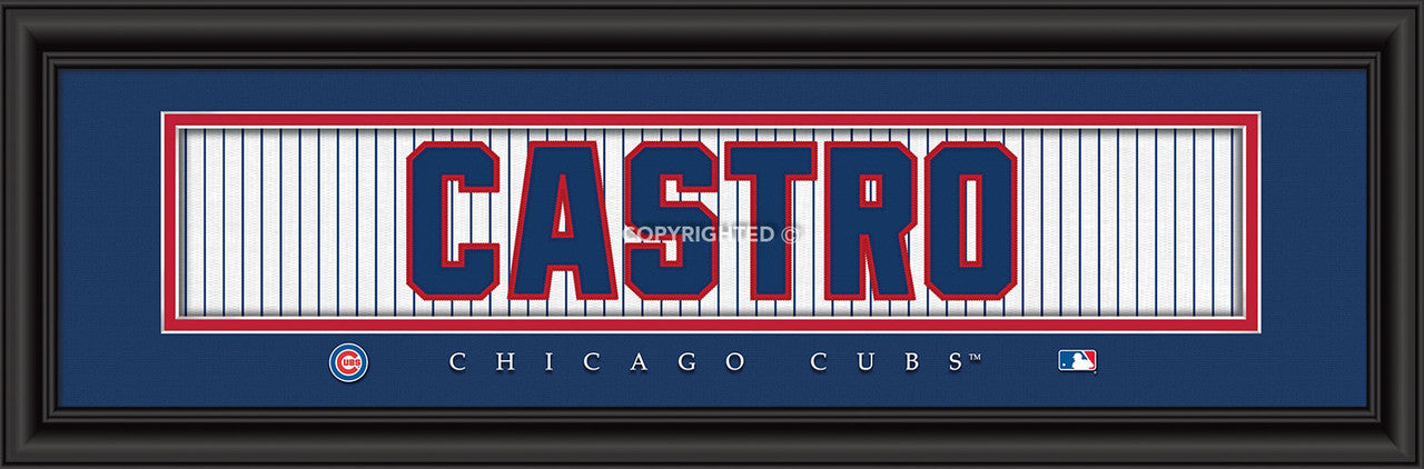 Chicago Cubs Print 8x24 Signature Style Starlin Castro - Sports Collectibles, Sports Memorabilia, Sports Fan Shop, Sports Gifts