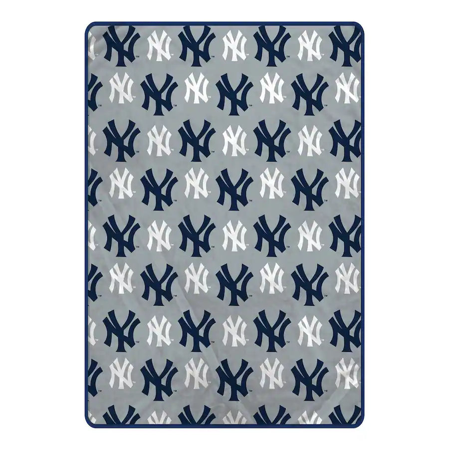 New York Yankees 66" x 80" Logo Roll Oversized Ultra Soft Throw Blanket - Sports Gifts, Sports Memorabilia, Sports Collectibles, Fan Shop